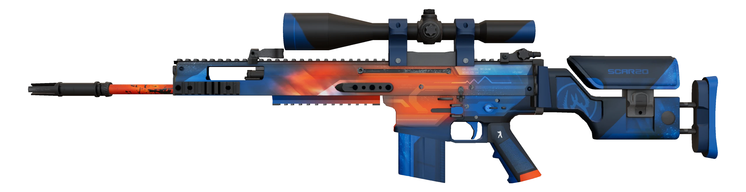 SCAR-20 | Cardiac Factory New front screenshot