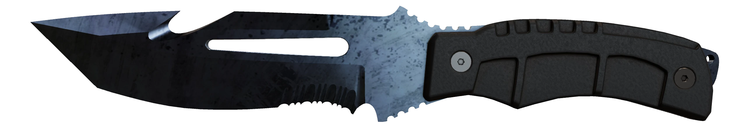 Survival Knife | Blue Steel Factory New front screenshot