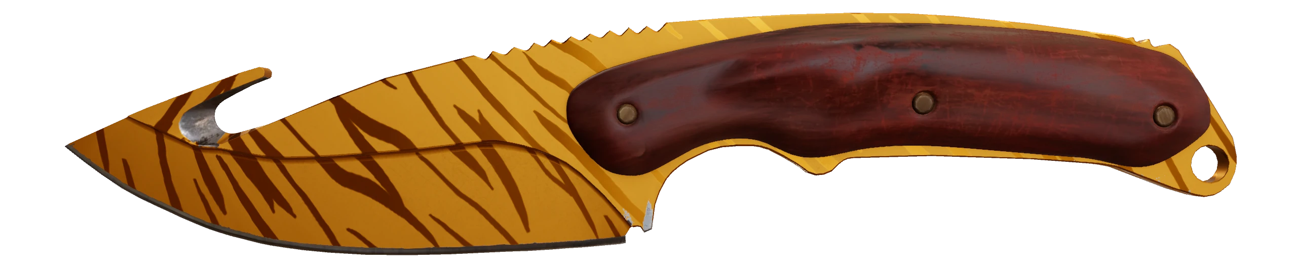 Gut Knife | Tiger Tooth Factory New front screenshot