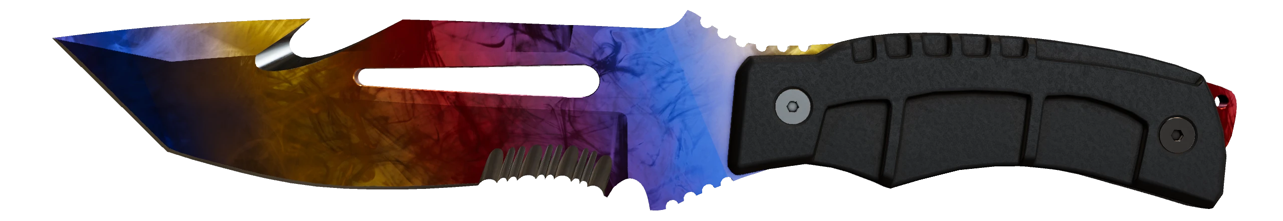Survival Knife | Marble Fade Factory New front screenshot