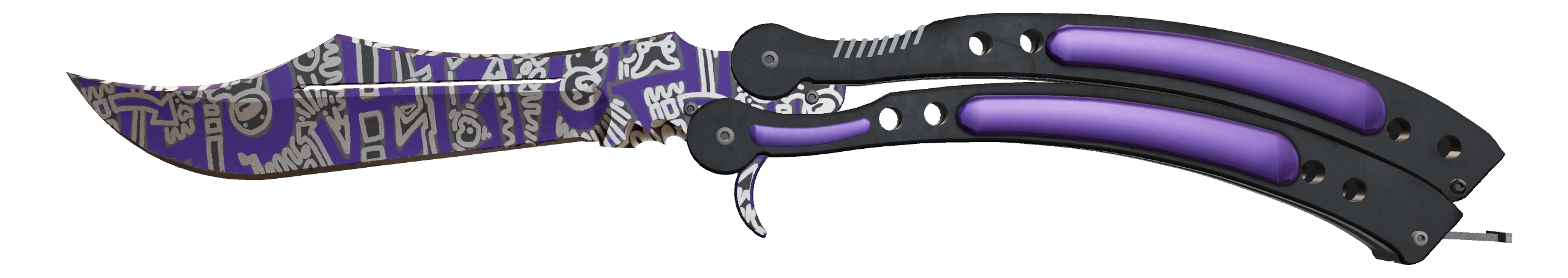 Butterfly Knife | Freehand Factory New front screenshot