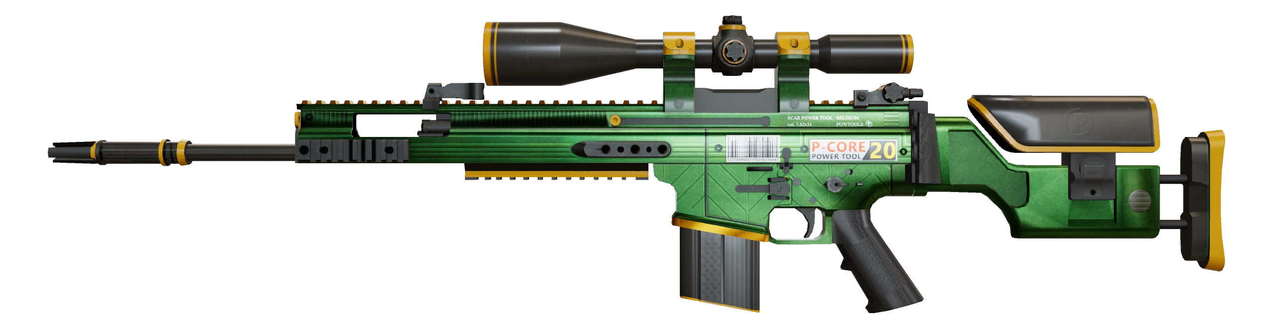 SCAR-20 | Powercore Factory New front screenshot