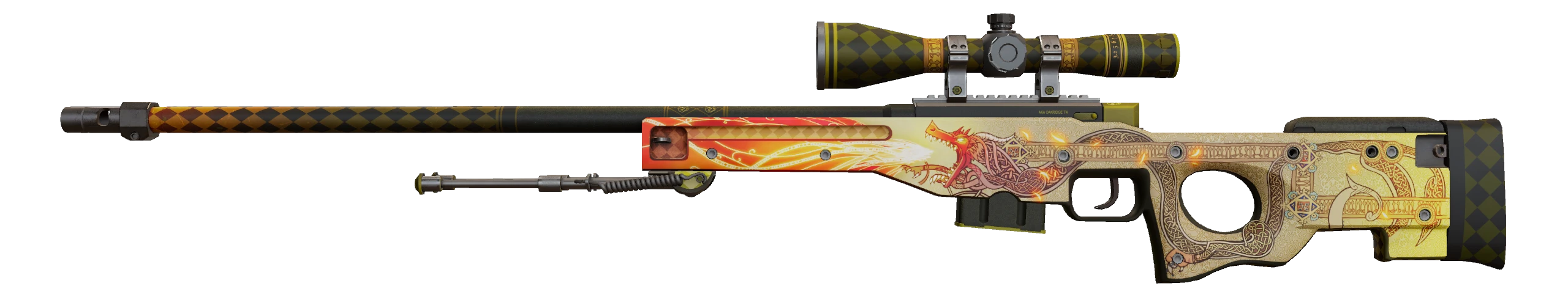 AWP | Dragon Lore Factory New front screenshot