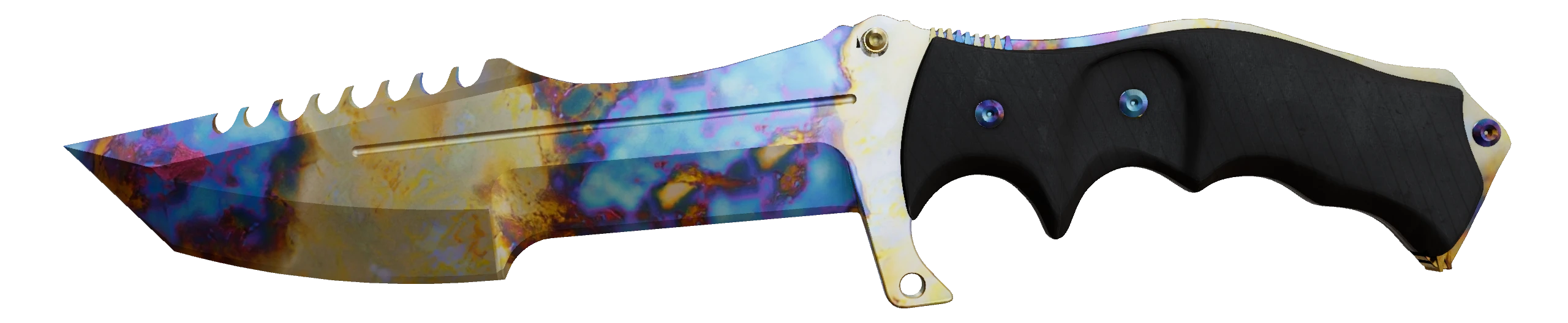 Huntsman Knife | Case Hardened Factory New front screenshot