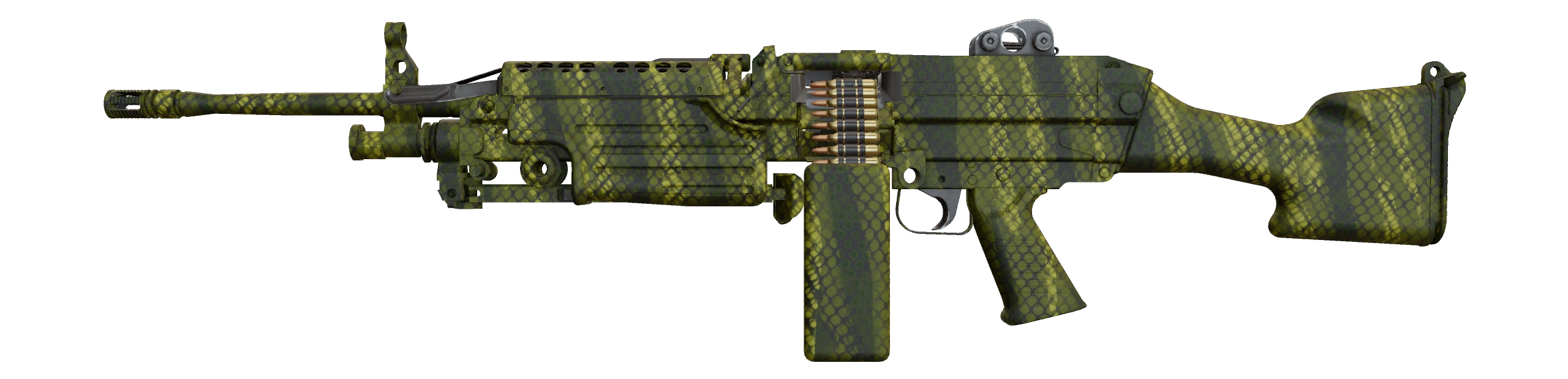 M249 | Gator Mesh Factory New front screenshot