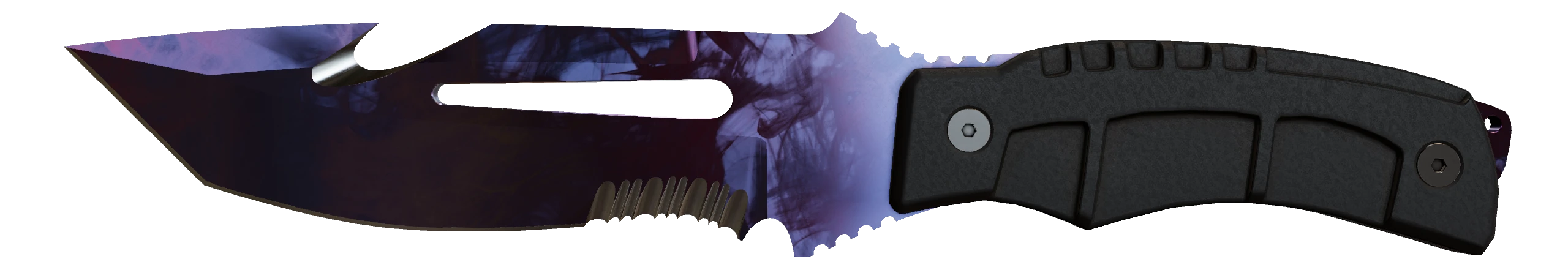 Survival Knife | Doppler Black Pearl Factory New front screenshot