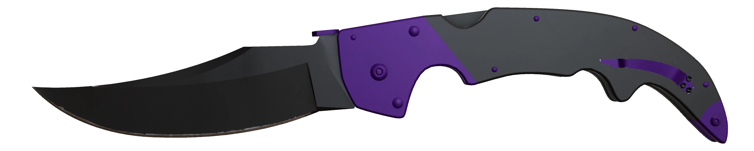 Falchion Knife | Ultraviolet Factory New front screenshot