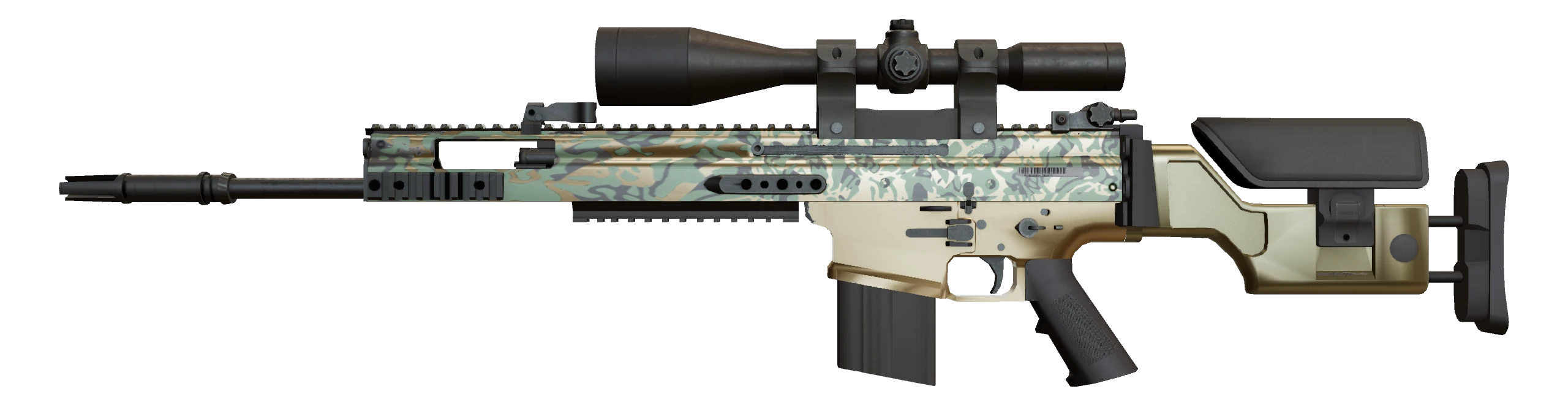 SCAR-20 | Army Sheen Factory New front screenshot
