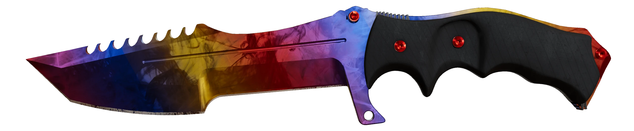Huntsman Knife | Marble Fade Factory New front screenshot