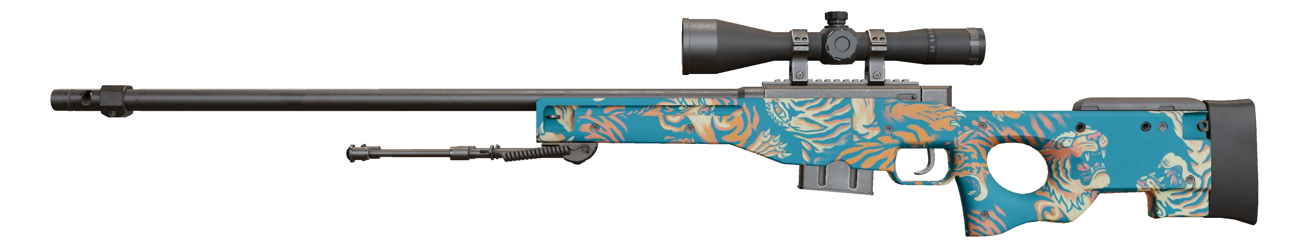 AWP | Silk Tiger Factory New front screenshot