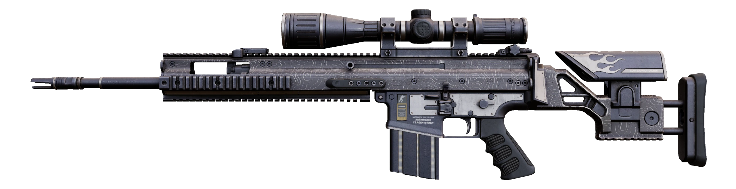 SCAR-20 | Trail Blazer Factory New front screenshot
