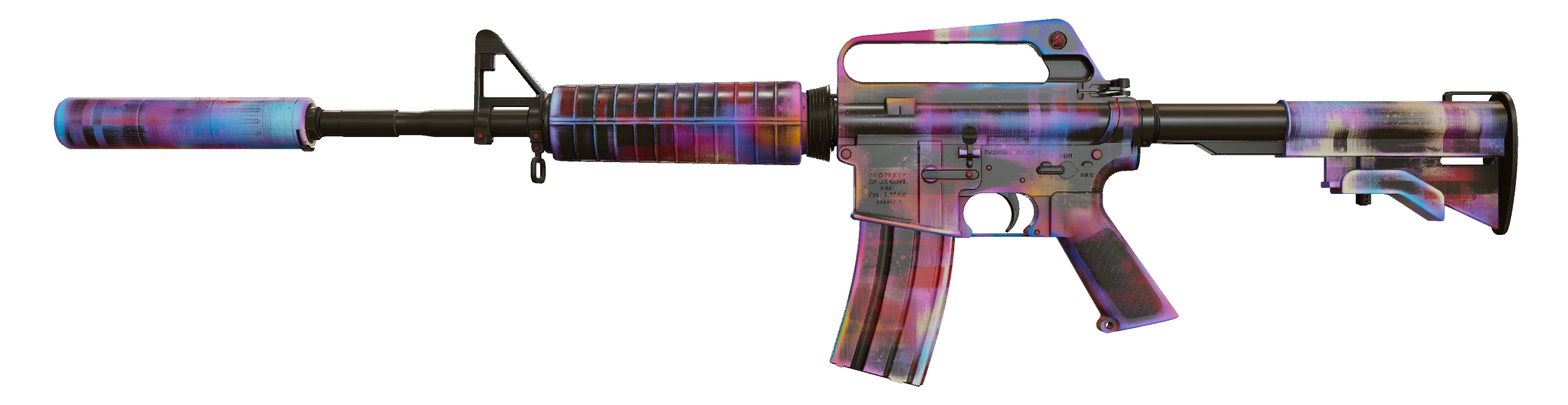 M4A1-S | Glitched Paint Factory New front screenshot