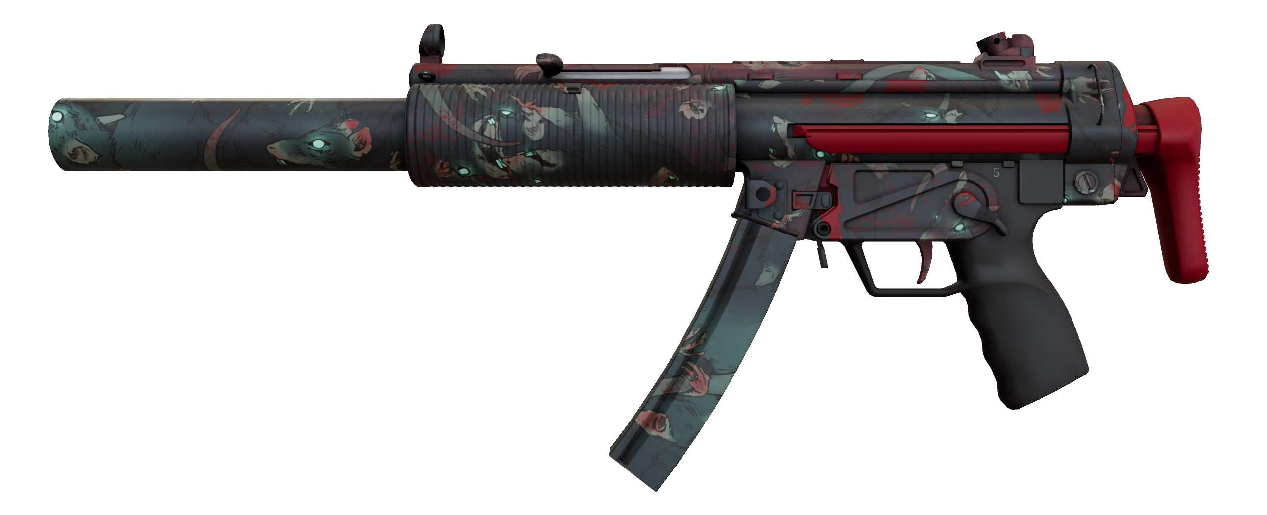 MP5-SD | Lab Rats Factory New front screenshot