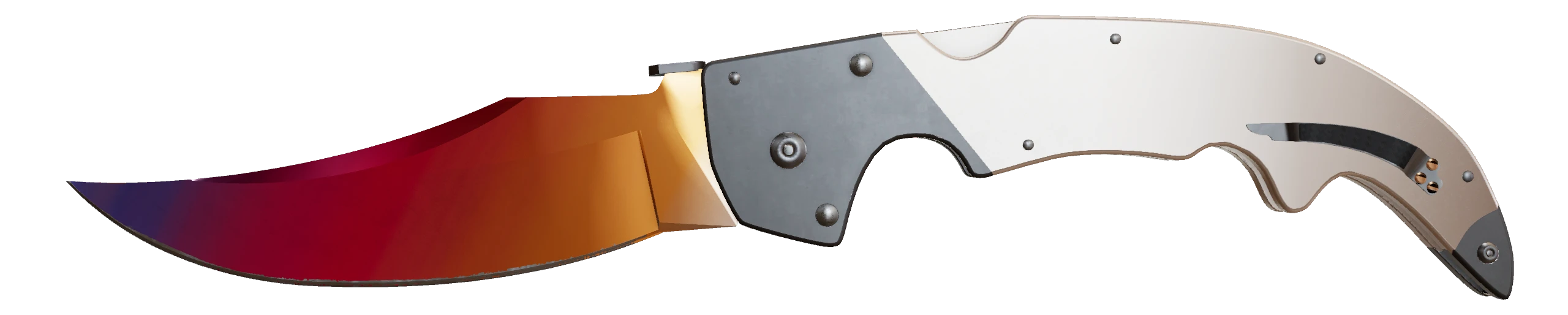 Falchion Knife | Fade Factory New front screenshot