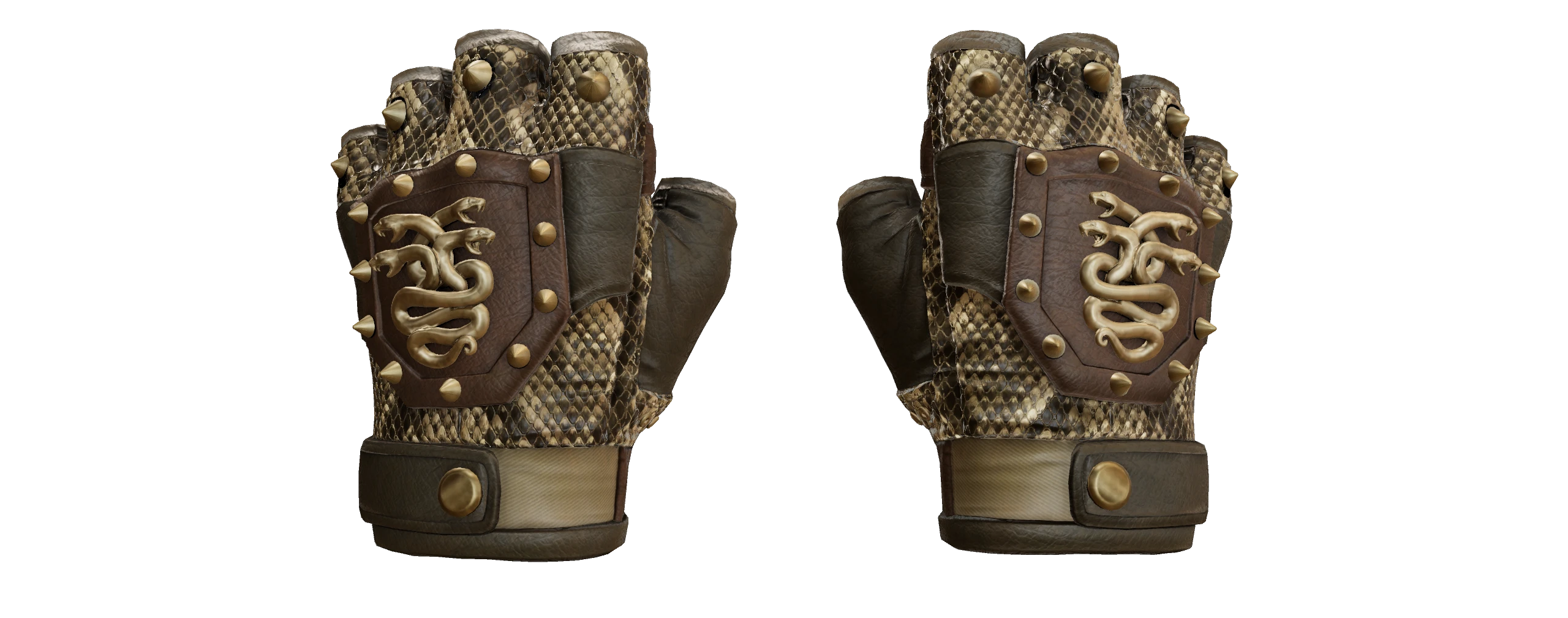 Hydra Gloves | Rattler Factory New front screenshot