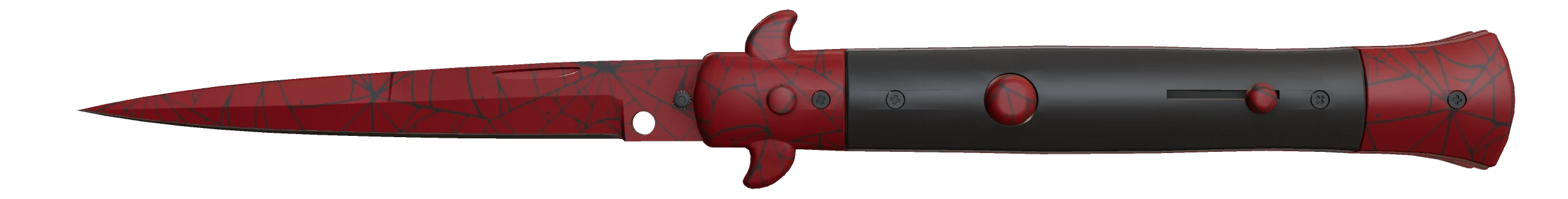Stiletto Knife | Crimson Web Factory New front screenshot