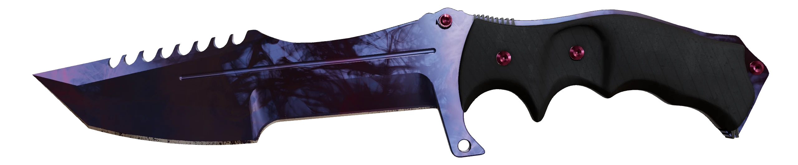 Huntsman Knife | Doppler Black Pearl Factory New front screenshot