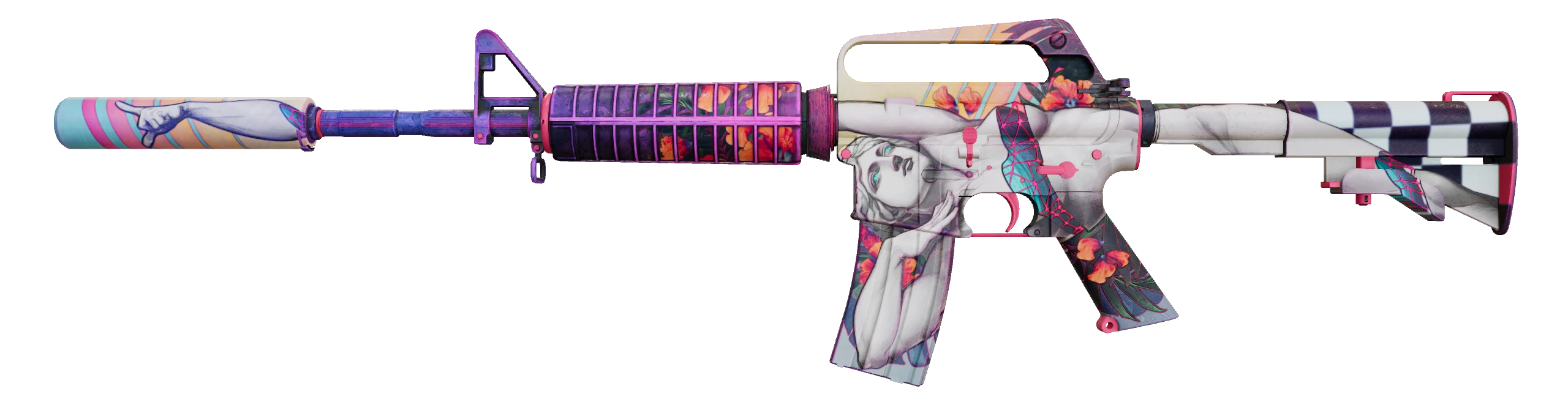 M4A1-S | Vaporwave Factory New front screenshot