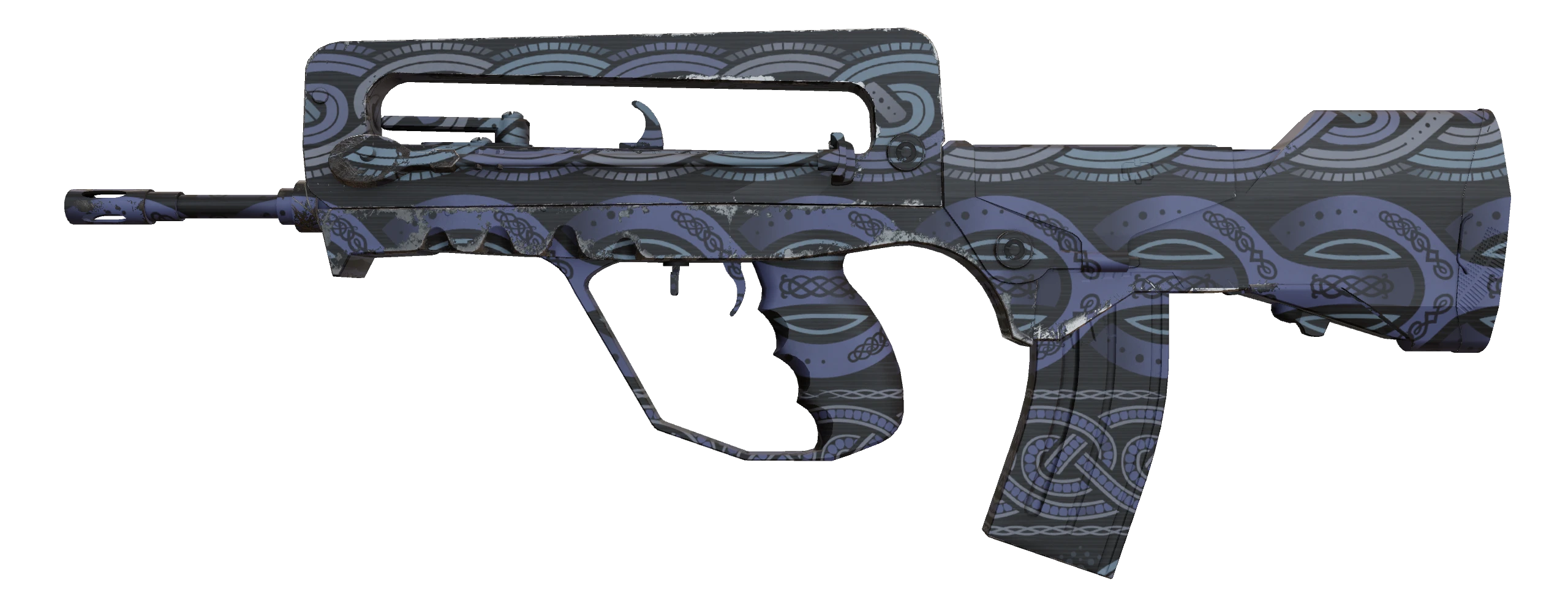 FAMAS | Night Borre Factory New front screenshot