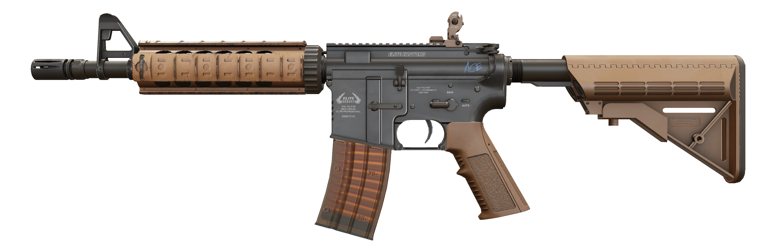 M4A4 | Poly Mag Factory New front screenshot