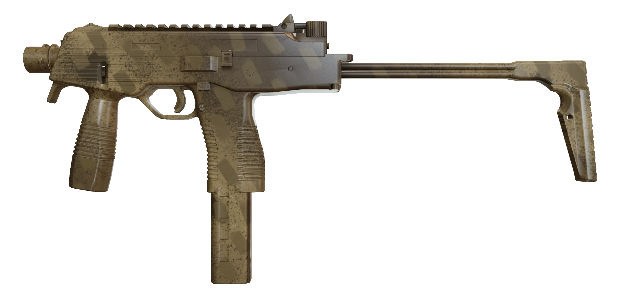 MP9 | Sand Dashed Factory New front screenshot