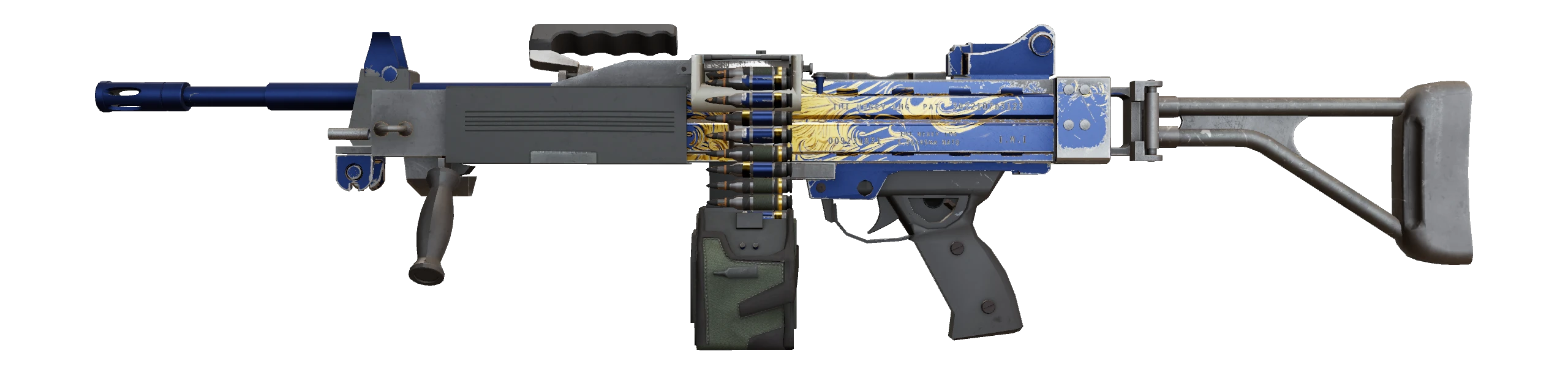 Negev | Man-o'-war Minimal Wear front screenshot