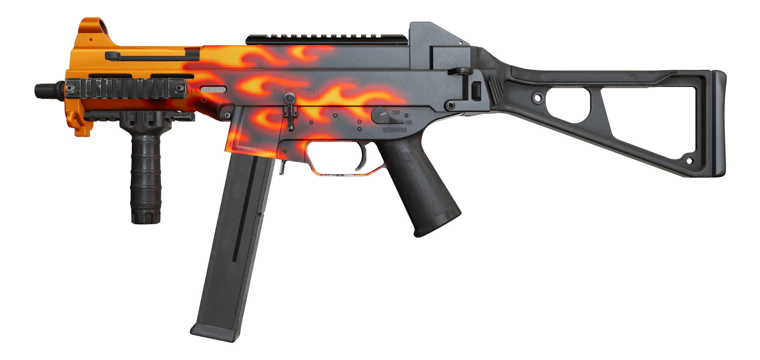 UMP-45 | Blaze Factory New front screenshot