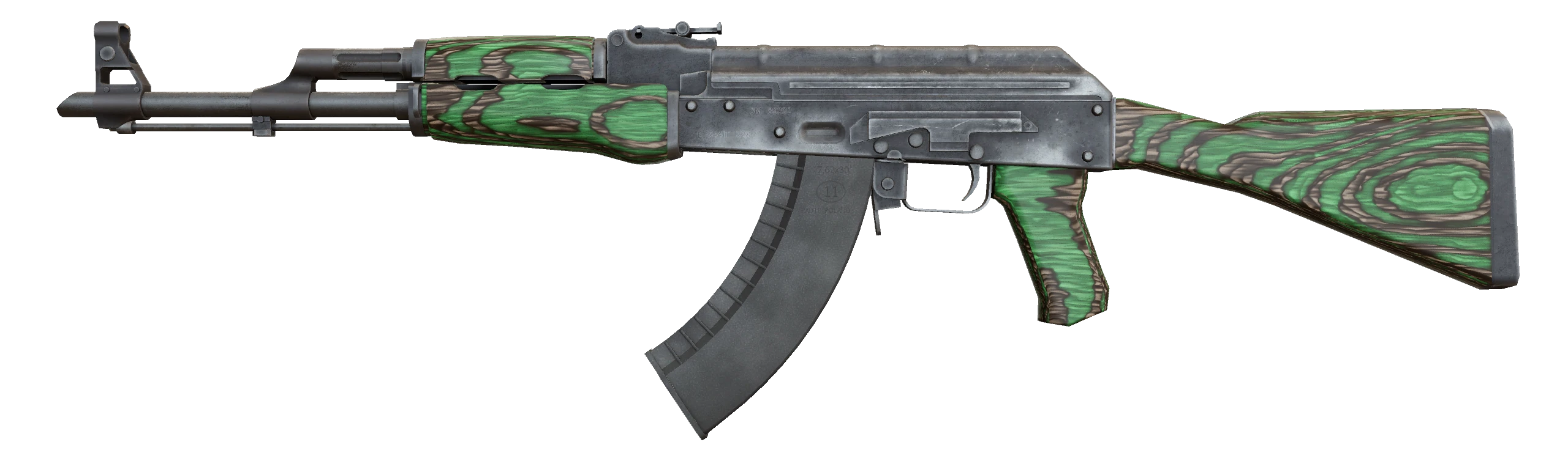 AK-47 | Green Laminate Factory New front screenshot
