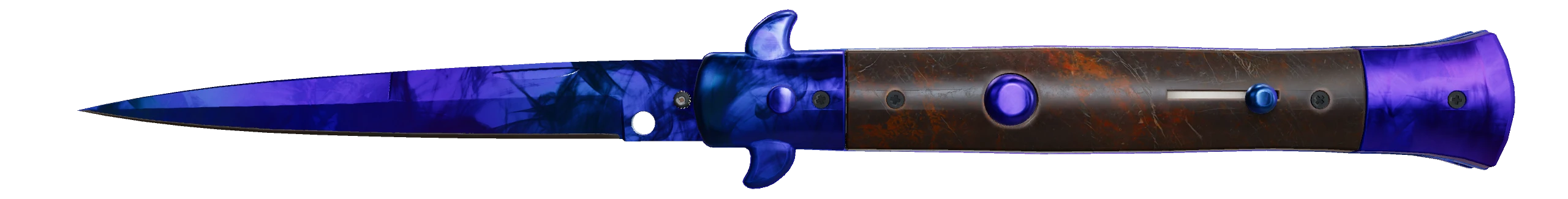 Stiletto Knife | Doppler Sapphire Factory New front screenshot