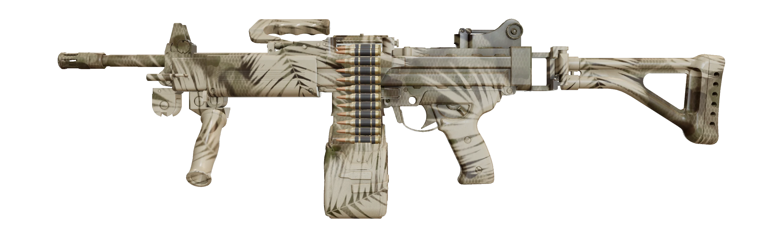Negev | Palm Factory New front screenshot