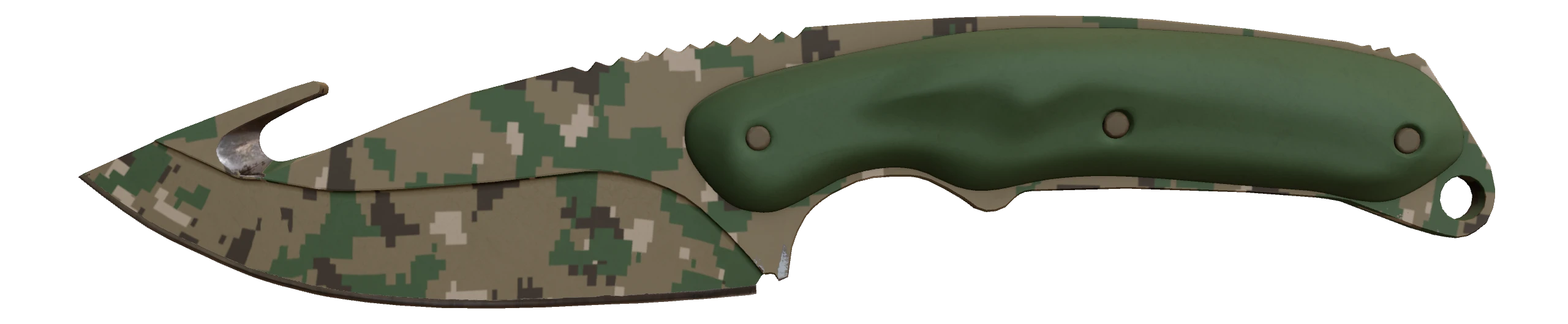 Gut Knife | Forest DDPAT Factory New front screenshot