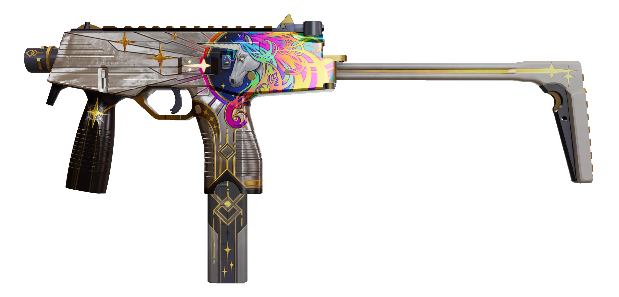 MP9 | Starlight Protector Factory New front screenshot