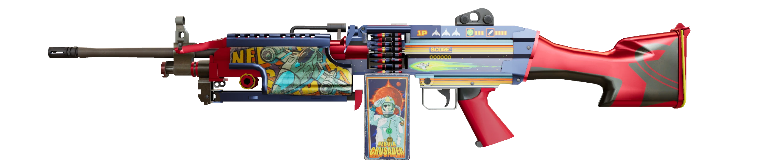 M249 | Nebula Crusader Factory New front screenshot