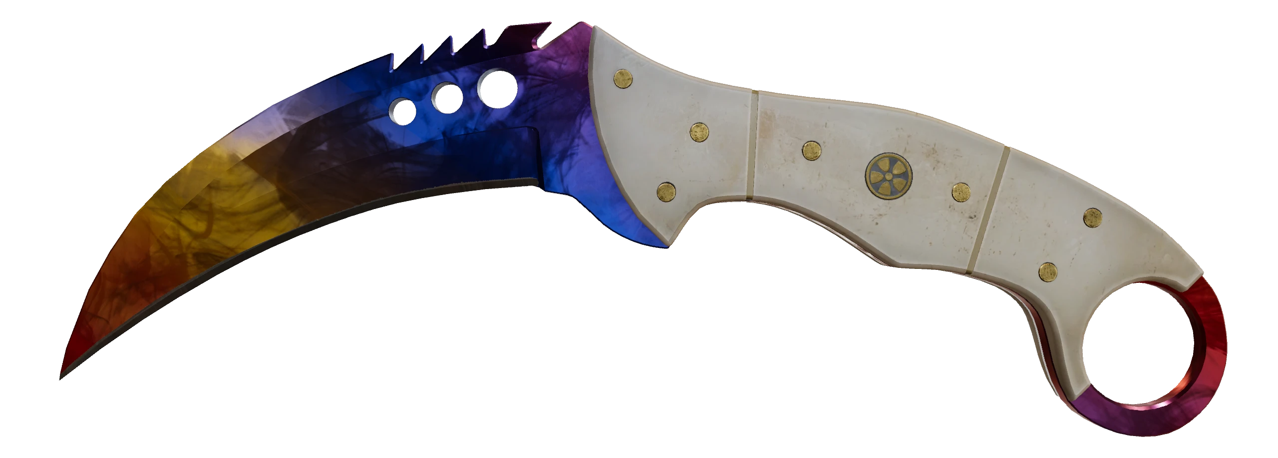 Talon Knife | Marble Fade Factory New front screenshot