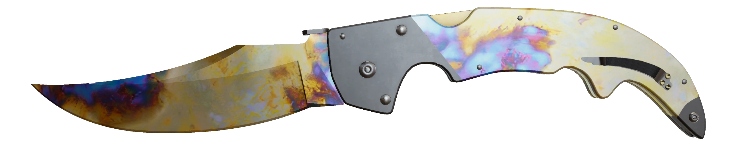 Falchion Knife | Case Hardened Factory New front screenshot