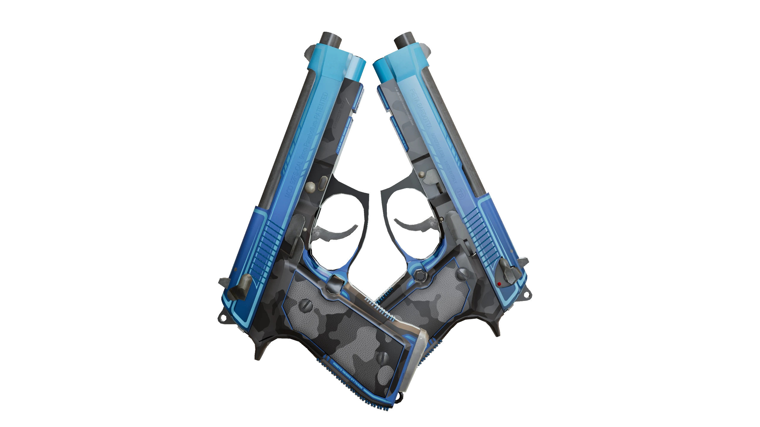 Dual Berettas | Urban Shock Factory New front screenshot
