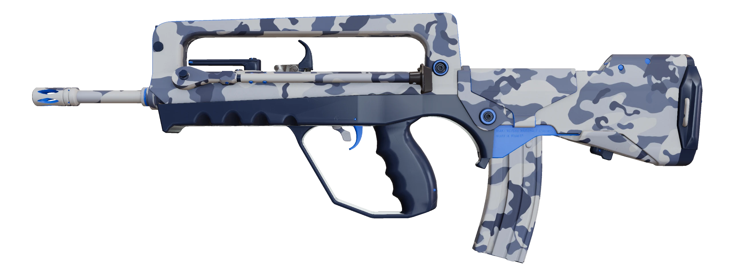 FAMAS | Yeti Camo Factory New front screenshot