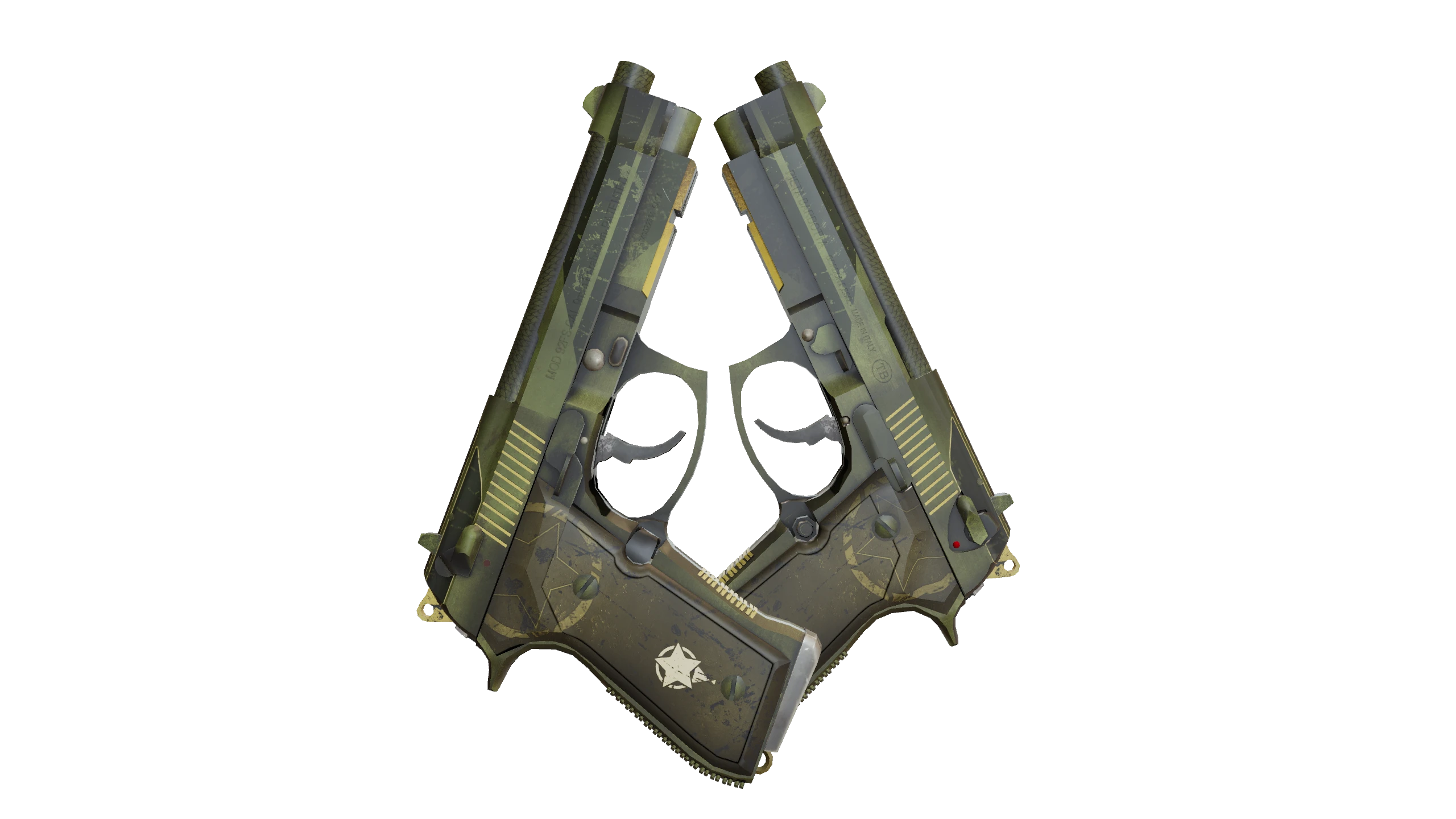 Dual Berettas | Retribution Factory New front screenshot
