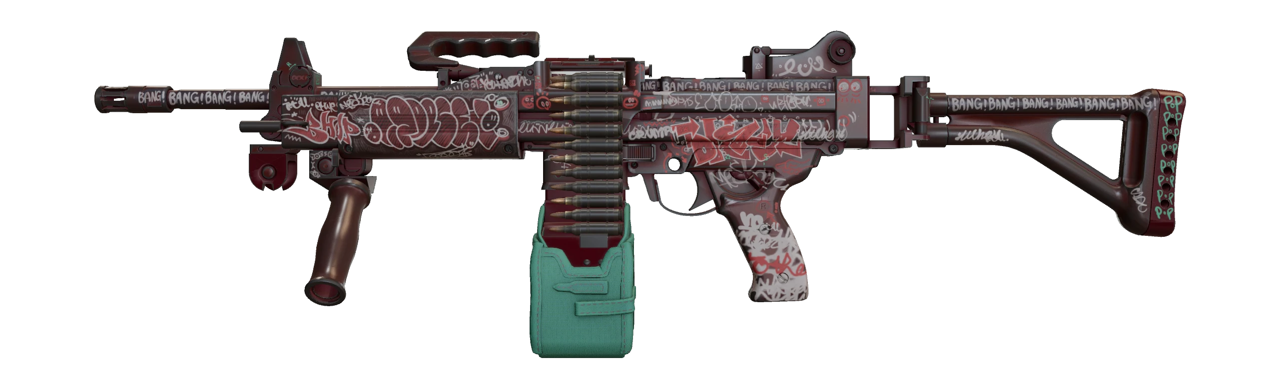 Negev | Wall Bang Factory New front screenshot