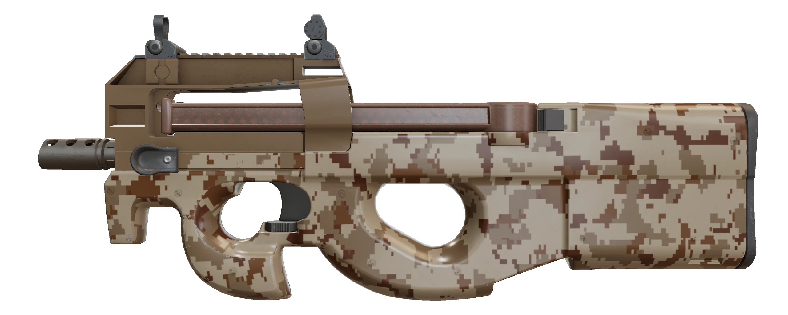 P90 | Desert DDPAT Factory New front screenshot