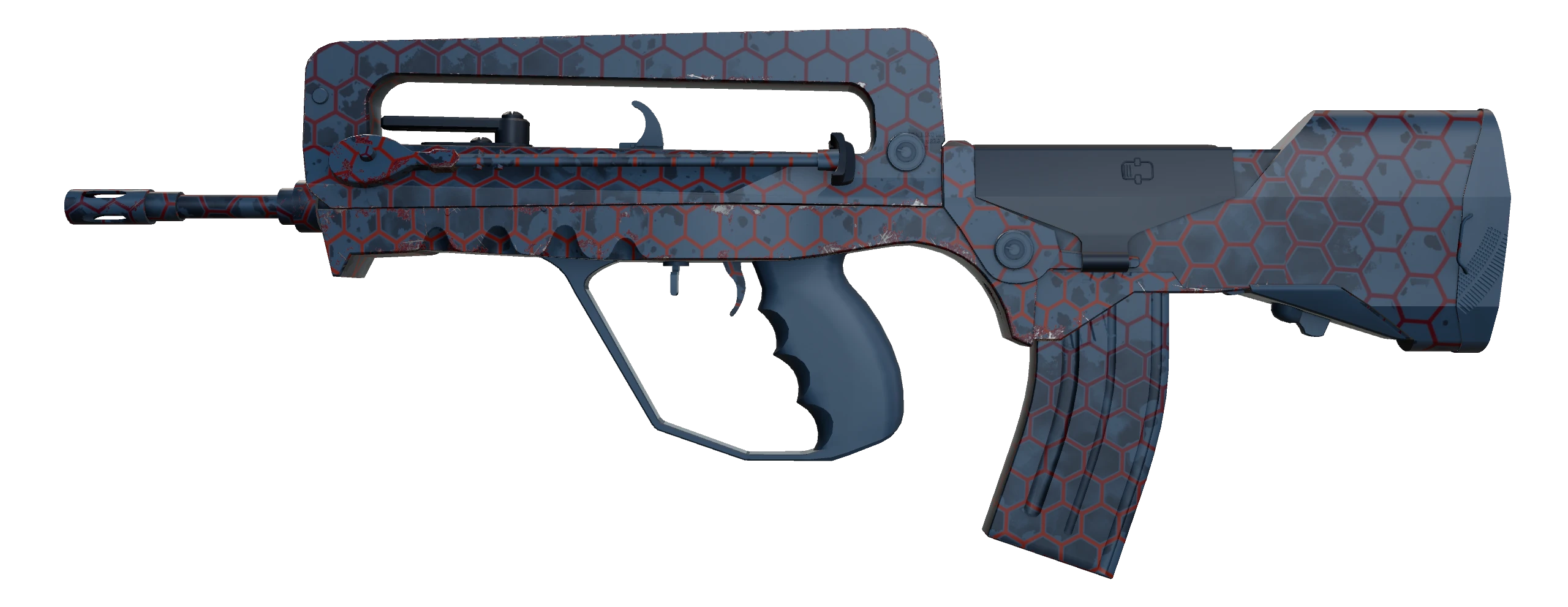 FAMAS | Hexane Factory New front screenshot