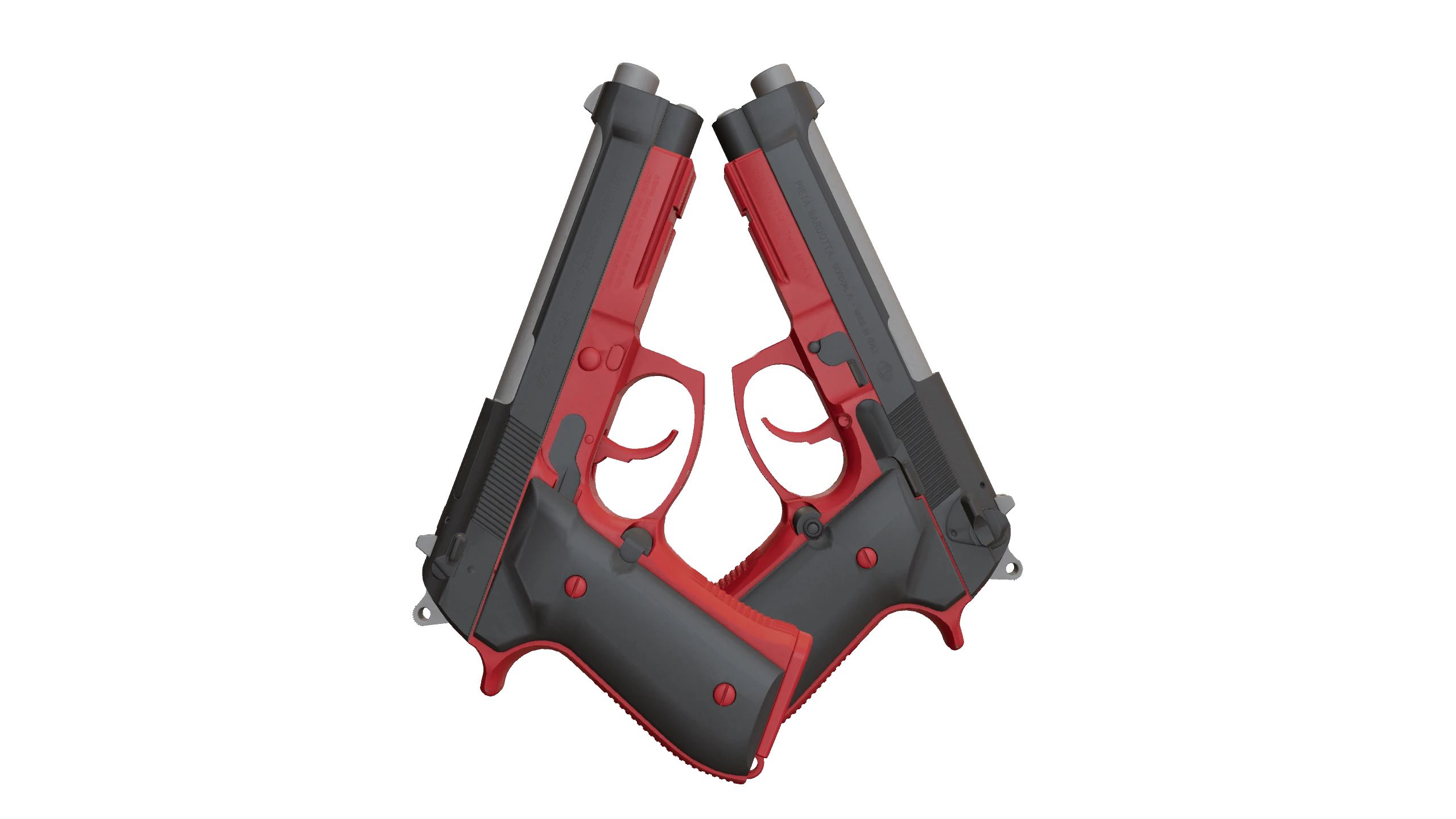Dual Berettas | Panther Factory New front screenshot