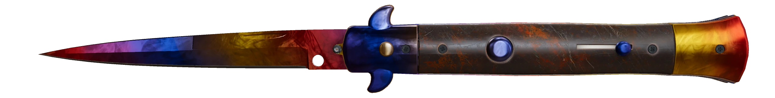 Stiletto Knife | Marble Fade Factory New front screenshot