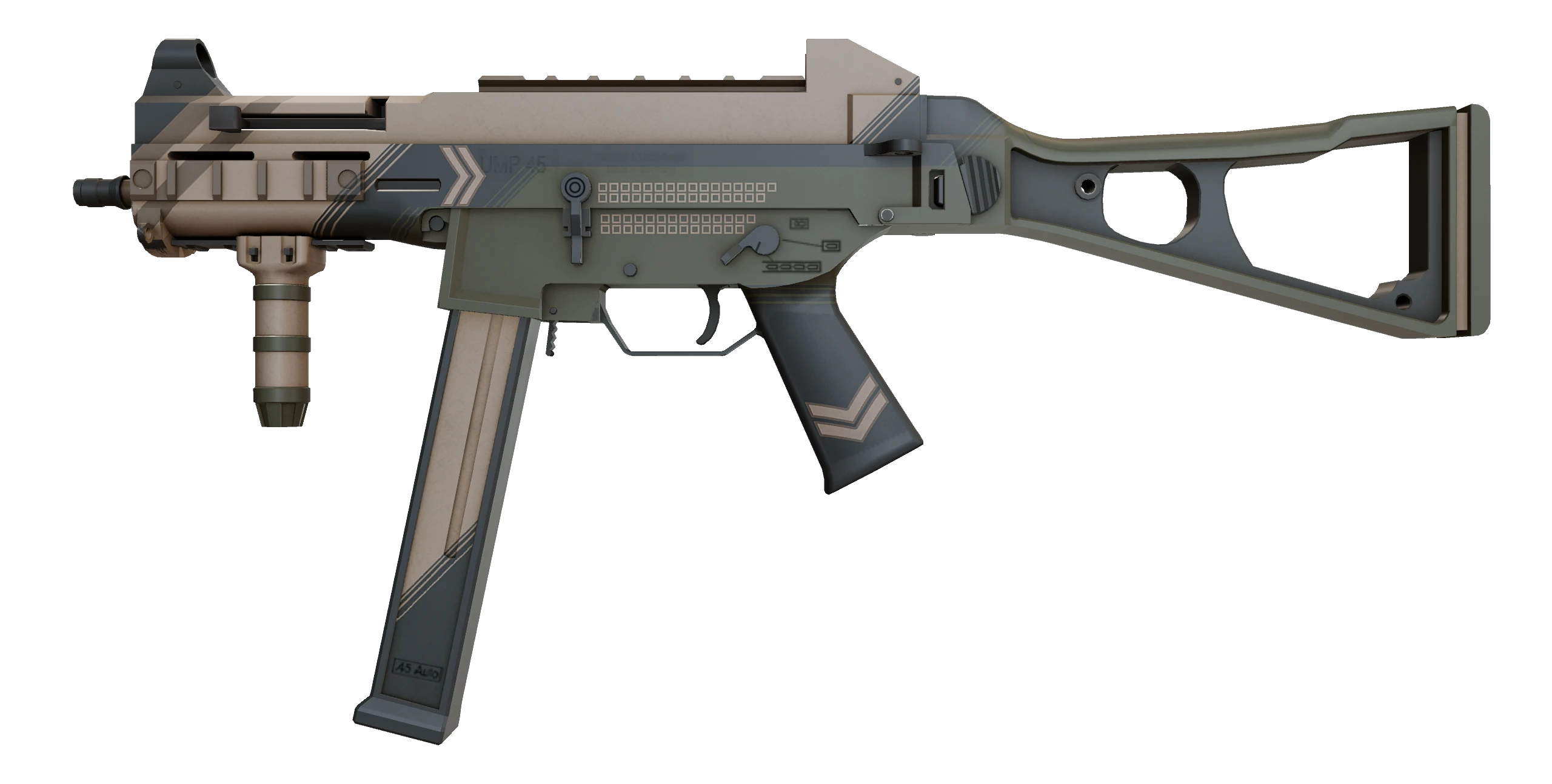 UMP-45 | Corporal Factory New front screenshot