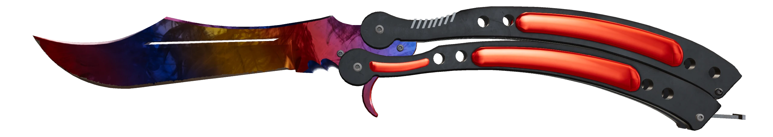 Butterfly Knife | Marble Fade Factory New front screenshot