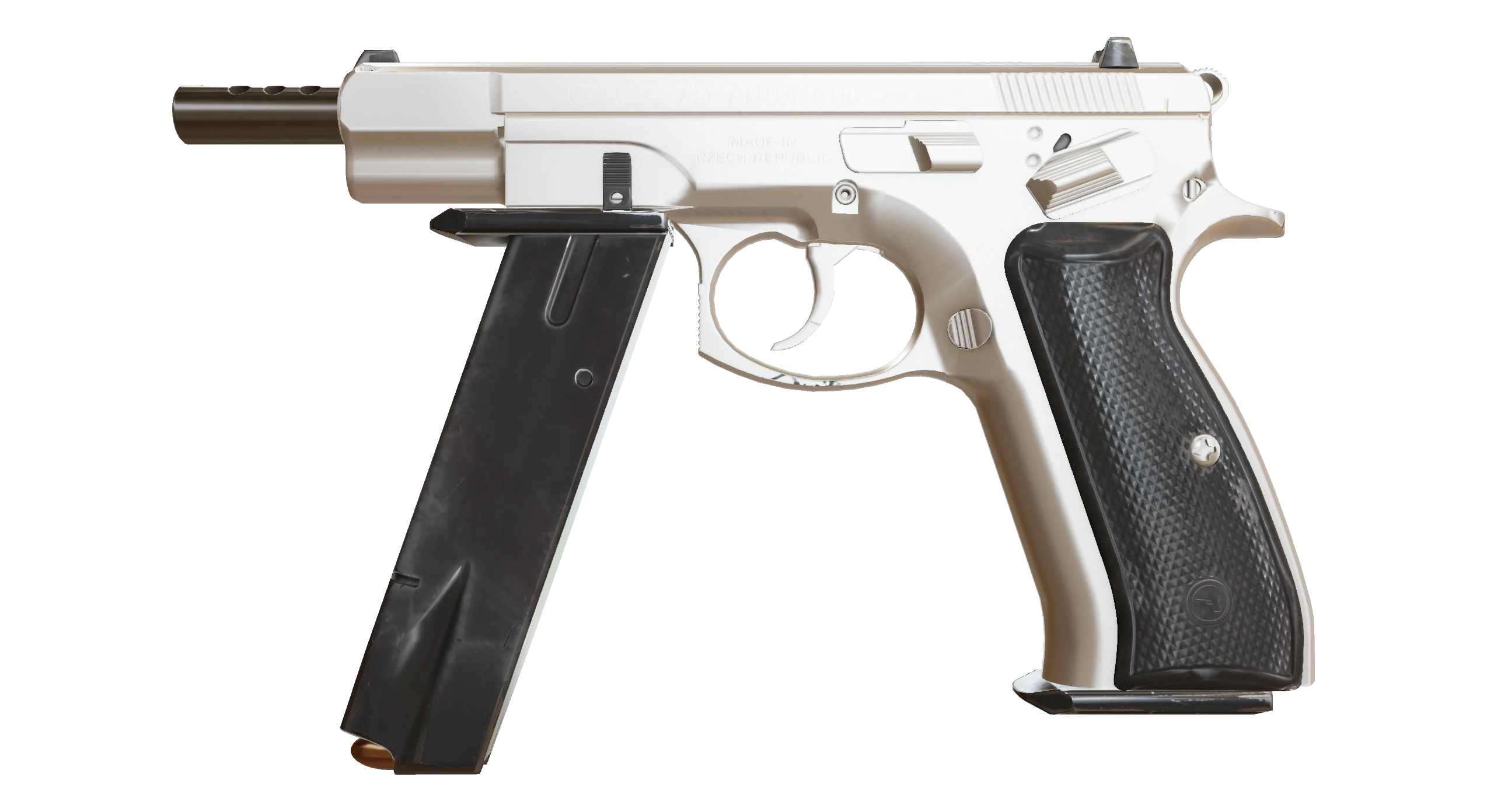 CZ75-Auto | Silver Factory New front screenshot
