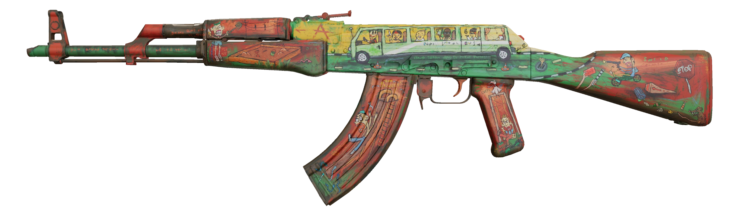 AK-47 | The Outsiders Factory New front screenshot