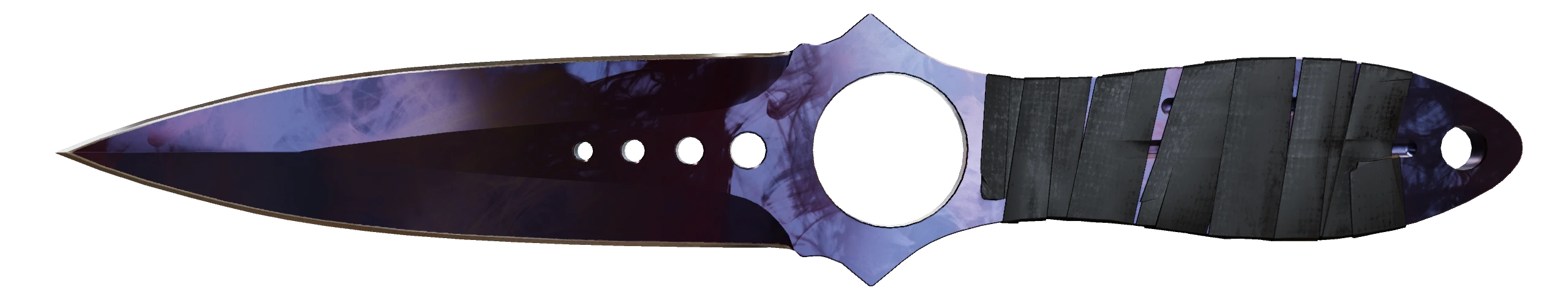 Skeleton Knife | Doppler Black Pearl Factory New front screenshot