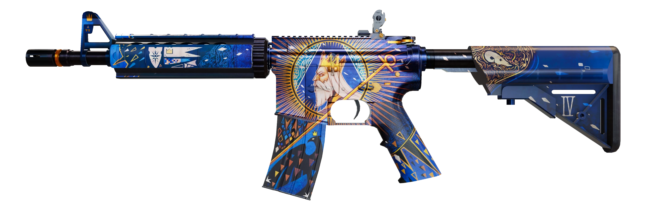 M4A4 | The Emperor Factory New front screenshot