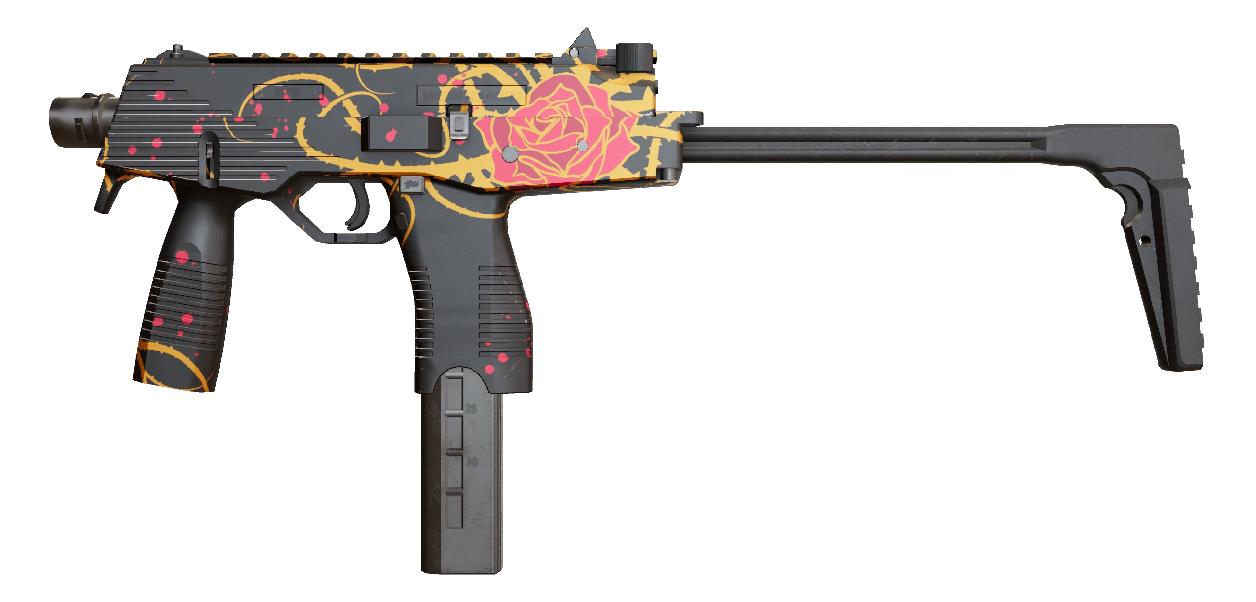 MP9 | Rose Iron Factory New front screenshot